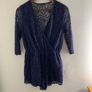 Lace Derek Heart Romper